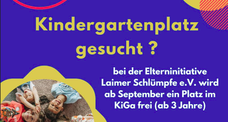 Bei uns ist ein Kindergartenplatz frei! 😍
